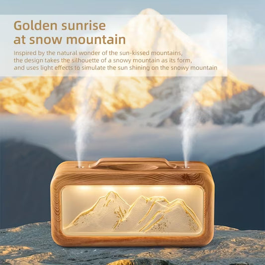 Portable Cool Mist Humidifier with 600ml Tank and USB Type-C - جهاز ترطيب الهواء المحمول برذاذ بارد مع خزان سعة 600 مل