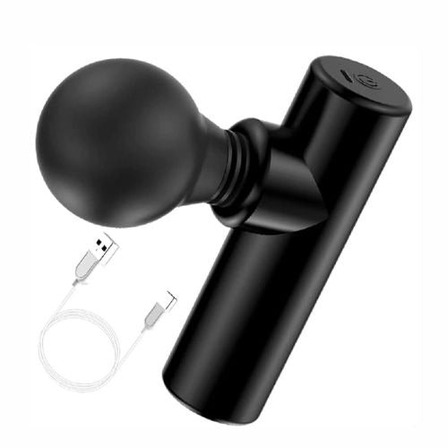 Achezo® ElitePro 4-in-1 Mini Deep Tissue Massager | USB-C Rechargeable, Ultra-Lightweight Percussion Therapy for Athletes & Fitness Recovery