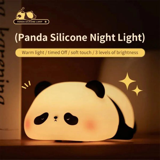 Achezo® LumiPanda Rechargeable Cute LED Night Light & Bedside Lamp