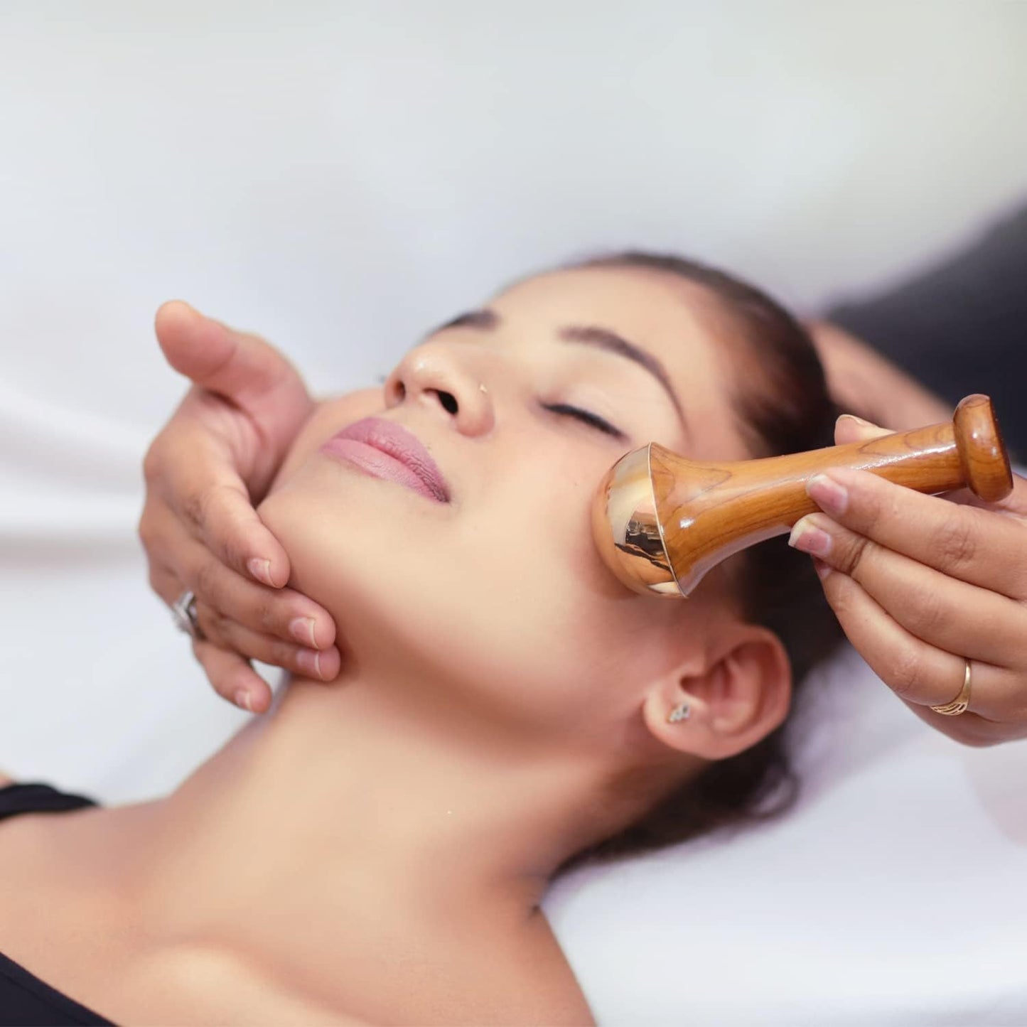 Achezo® KansaWand Ayurvedic Bronze Facial & Foot Massage Tool