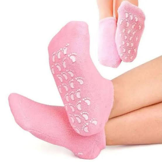Achezo® SoftSteps Moisturizing Spa Gel Socks for Dry Feet & Cracked Heels