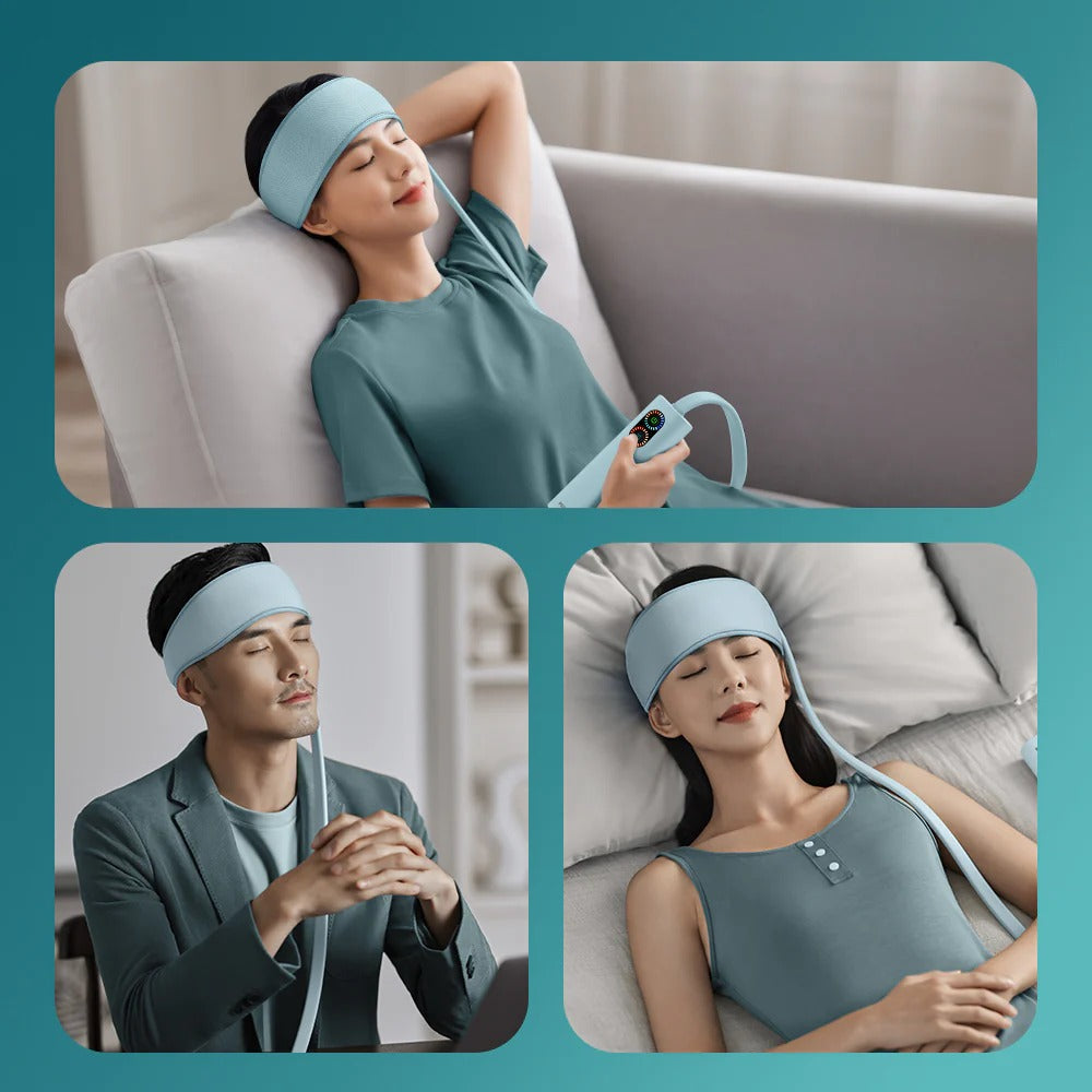 Achezo® Aura360 Smart Air Compression & Heated Head Massager