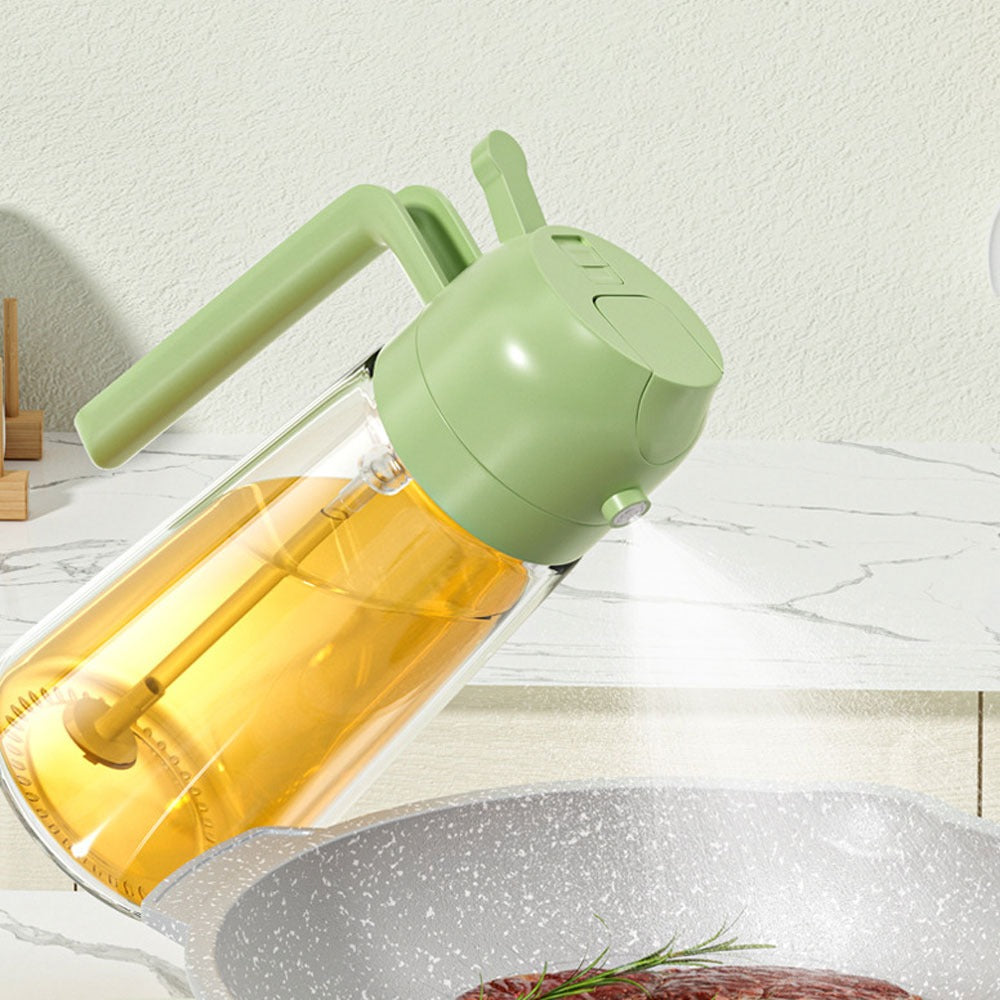 Achezo® ChefSpray 2-in-1 Glass Oil Sprayer & Pourer Bottle (470ml)