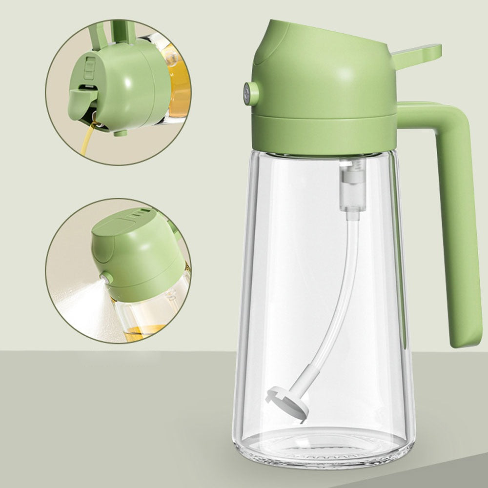 Achezo® ChefSpray 2-in-1 Glass Oil Sprayer & Pourer Bottle (470ml)
