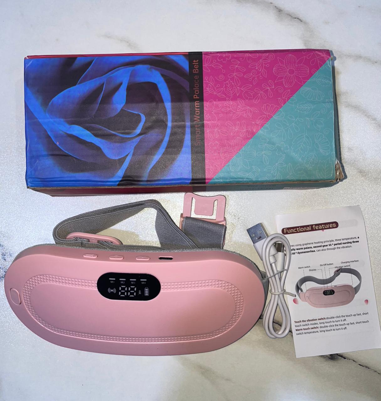 Achezo® ThermoEase Portable Menstrual Heating & Cramp Relief Massager Belt
