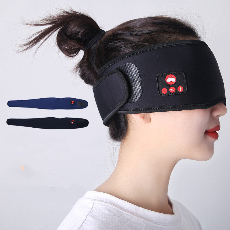 Bluetooth 5.0 Meditation Eye Mask: Total Light Block & Fatigue Relief  قناع العين المضيء الذكي للبلوتوث 5.0 لمساعدة النوم وتخفيف التعب