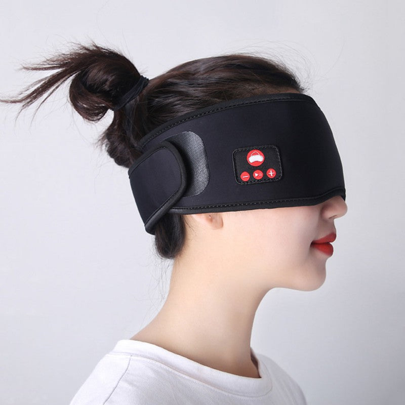 Bluetooth 5.0 Meditation Eye Mask: Total Light Block & Fatigue Relief  قناع العين المضيء الذكي للبلوتوث 5.0 لمساعدة النوم وتخفيف التعب