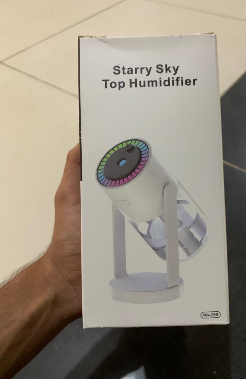 Achezo® SkyGlow Ultrasonic Cool Mist Humidifier & Aroma Diffuser