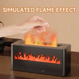 Ultrasonic Flame Humidifier | Simulated Flame Desktop Air Humidifier - جهاز ترطيب الهواء بالموجات فوق الصوتية بتصميم اللهب الوهمي