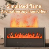Ultrasonic Flame Humidifier | Simulated Flame Desktop Air Humidifier - جهاز ترطيب الهواء بالموجات فوق الصوتية بتصميم اللهب الوهمي