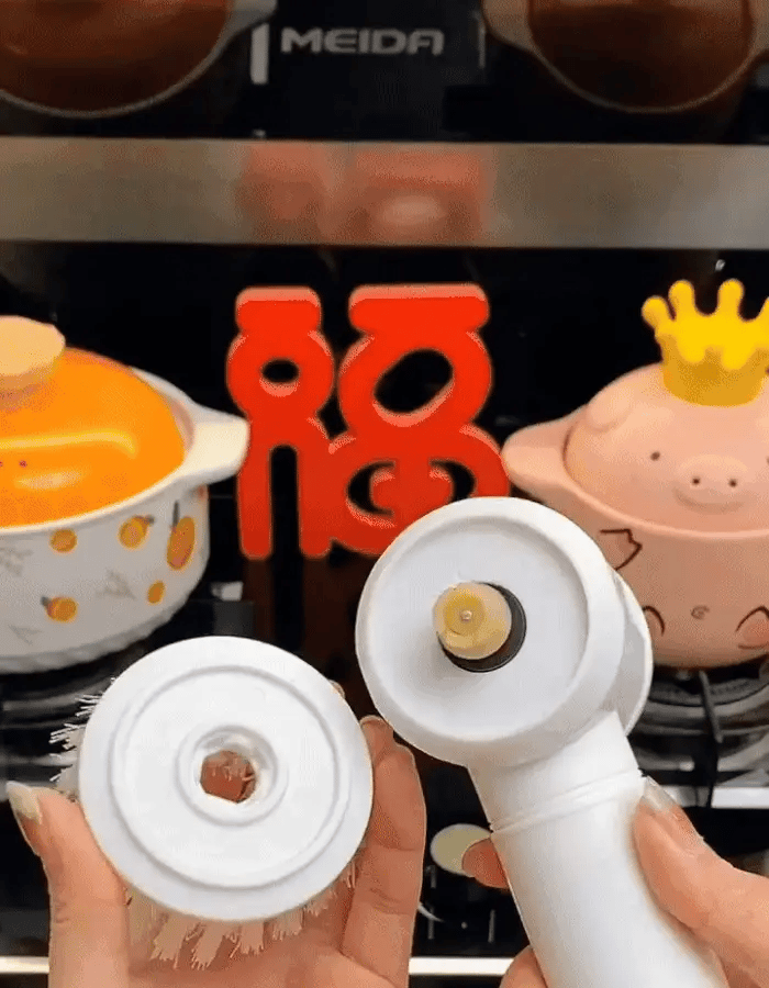 Cleaning Magic Electric Brush (5-in-1) | Cordless Handheld Rotary Scrubber - فرشاة التنظيف السحرية الكهربائية (5 في 1) | فرّاك لاسلكي محمول
