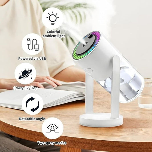 Achezo® SkyGlow Ultrasonic Cool Mist Humidifier & Aroma Diffuser