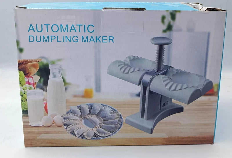 Automatic Dumpling Machine | Dual-Slot Quick Dumpling Maker & Sealing Tool - آلة صنع الزلابية التلقائية | أداة سريعة لصنع وإغلاق الزلابية بفتحتين