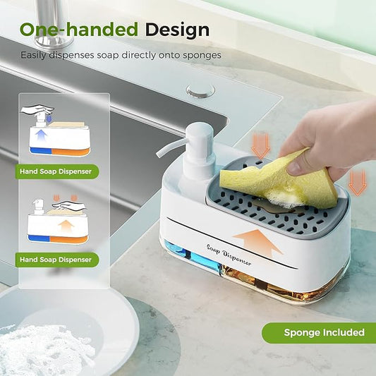 Bathroom Soap Dispenser Set | Elegant Kitchen & Bathroom Liquid Pump Bottles - طقم موزع صابون الحمام والمطبخ | زجاجات ضخ أنيقة للسوائل