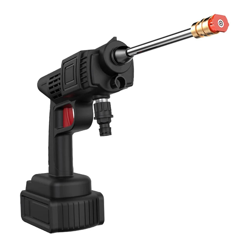 Cordless High-Pressure Washer | 24V Portable Rechargeable Car Washing Gun - غسالة ضغط سيارات لاسلكية | مسدس غسيل سيارات محمول وقابل لإعادة الشحن 24 فولت