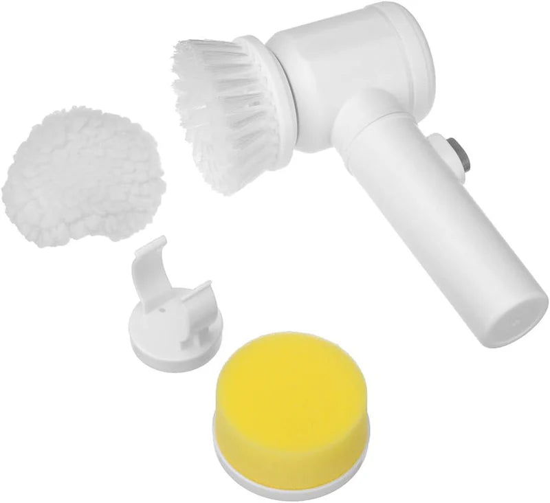 Cleaning Magic Electric Brush (5-in-1) | Cordless Handheld Rotary Scrubber - فرشاة التنظيف السحرية الكهربائية (5 في 1) | فرّاك لاسلكي محمول