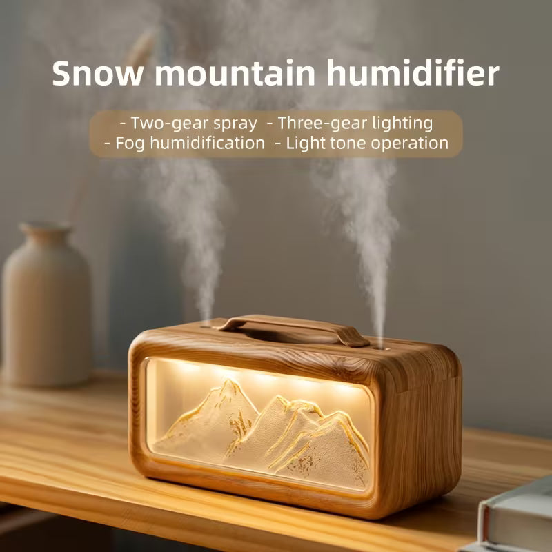Portable Cool Mist Humidifier with 600ml Tank and USB Type-C - جهاز ترطيب الهواء المحمول برذاذ بارد مع خزان سعة 600 مل