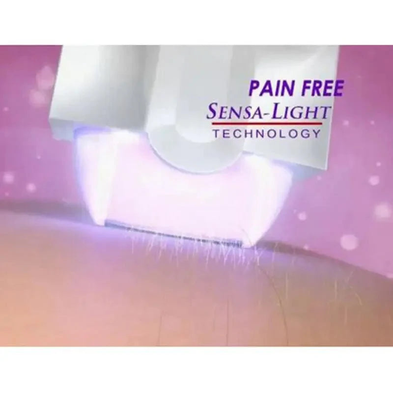 Finishing Touch Hair Epilator: Pain-Free Rechargeable Hair Remover  جهاز إزالة الشعر بدون ألم بتقنية الاستشعار الضوئي للبشرة الحساسة