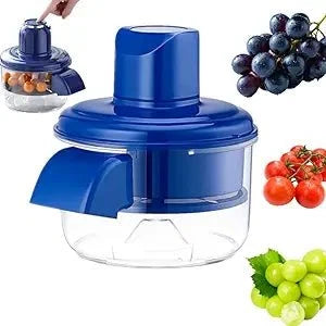 Fruit and Vegetable Peeler: Multi-Function Manual Peeler with Container  قشارة الفواكه والخضروات المتعددة الوظائف مع وعاء تجميع شفاف