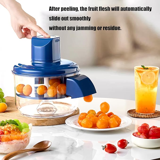 Fruit and Vegetable Peeler: Multi-Function Manual Peeler with Container  قشارة الفواكه والخضروات المتعددة الوظائف مع وعاء تجميع شفاف