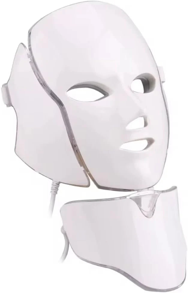 LED Photon Rejuvenation Face Mask – 7 Color Light Therapy for Anti-Aging, Acne & Skin Tightening | Home Spa Device قناع الوجه الضوئي LED لتجديد شباب البشرة – علاج بالضوء 7 ألوان لمكافحة الشيخوخة وحب الشباب وشد البشرة | جهاز سبا منزلي
