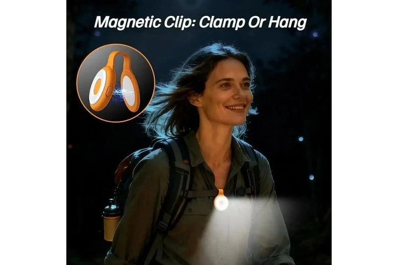 MagSnap Magnetic Fill Light: 5-Level Brightness & Dual Color Modes  إضاءة ماج سني ب المغناطيسية للسيلفي والفيديو بخمس مستويات إضاءة