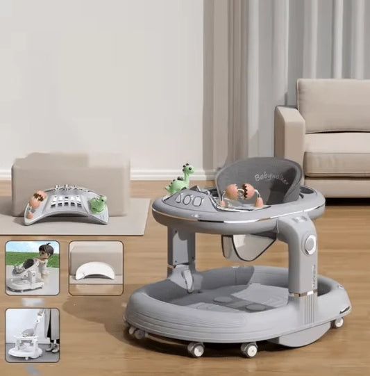Multifunctional Baby Walker (BSB-6889): Safe & Foldable Learning Walker  مشاية الأطفال المتعددة الوظائف لتعلّم المشي بكل أمان وسهولة
