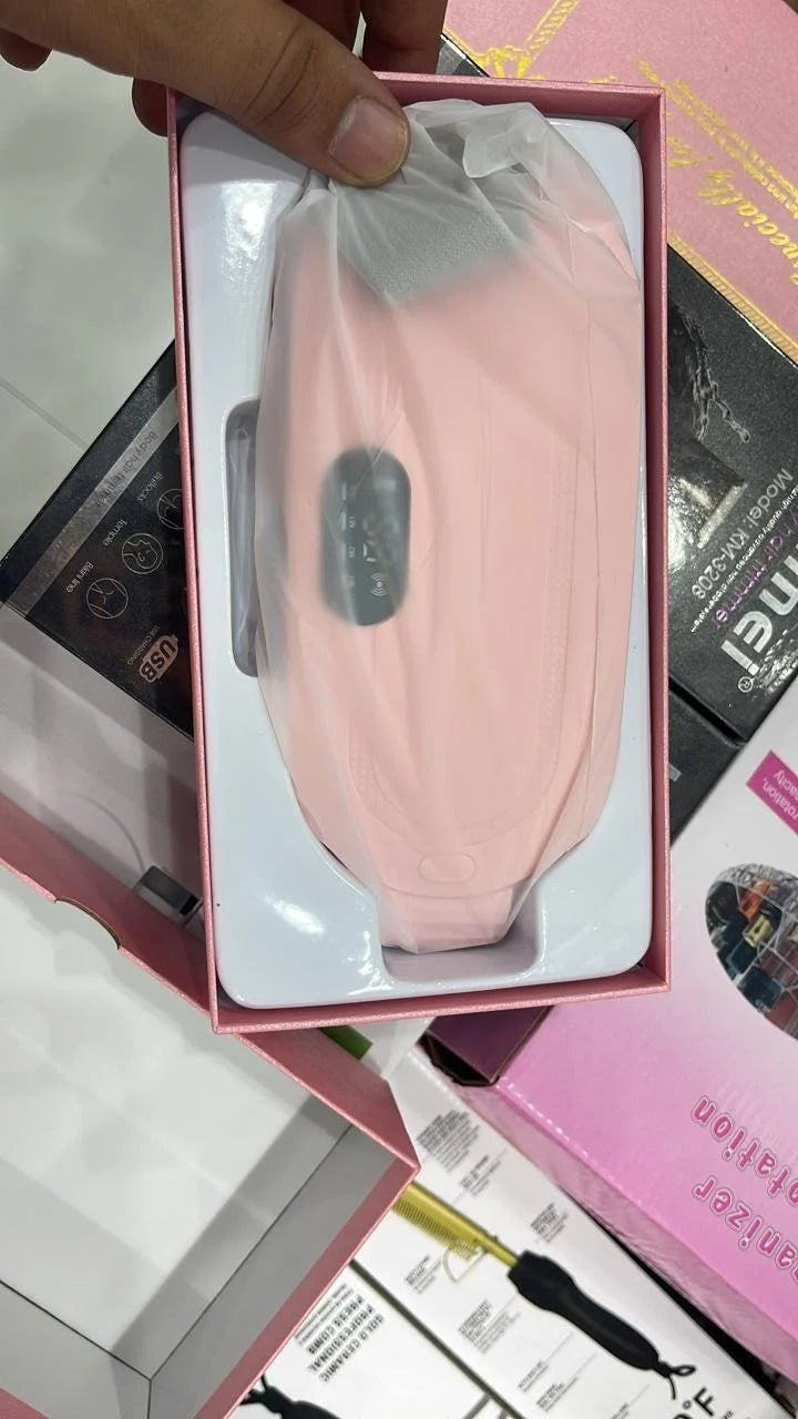 Menstrual Heating Belt: Fast Relief Pad with Heat & Vibration Massage  حزام التدفئة والتدليك لتخفيف آلام الدوره الشهرية والانزعاج
