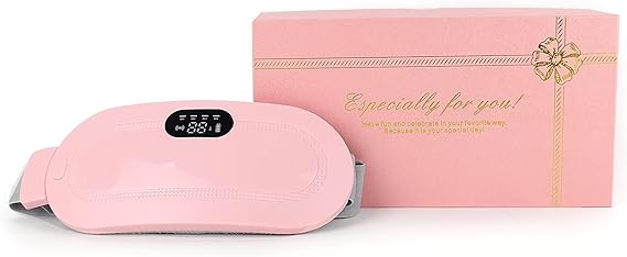 Menstrual Heating Belt: Fast Relief Pad with Heat & Vibration Massage  حزام التدفئة والتدليك لتخفيف آلام الدوره الشهرية والانزعاج