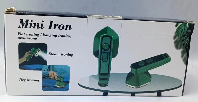 Portable Mini Ironing Machine | Dual Wet & Dry Travel Garment Steamer - آلة كي محمولة وصغيرة | جهاز بخار للملابس ثنائي الاستخدام للجاف والرطب للسفر
