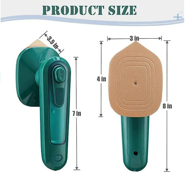 Portable Mini Ironing Machine | Dual Wet & Dry Travel Garment Steamer - آلة كي محمولة وصغيرة | جهاز بخار للملابس ثنائي الاستخدام للجاف والرطب للسفر