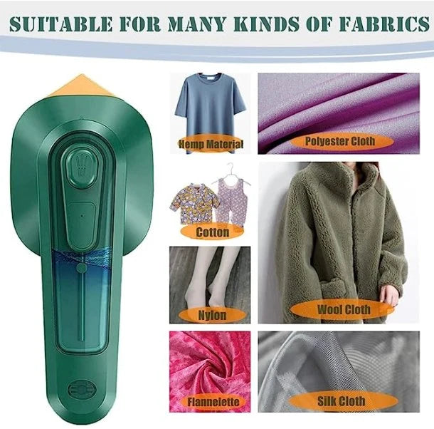Portable Mini Ironing Machine | Dual Wet & Dry Travel Garment Steamer - آلة كي محمولة وصغيرة | جهاز بخار للملابس ثنائي الاستخدام للجاف والرطب للسفر