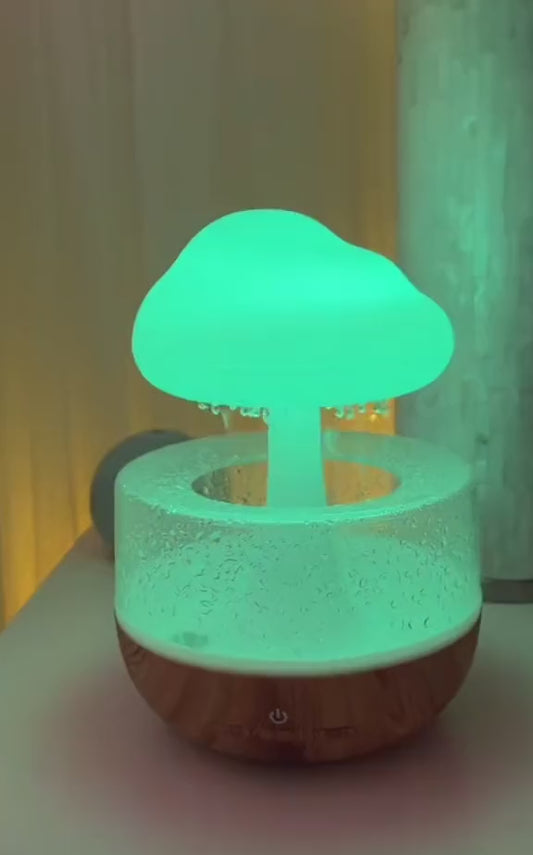 Achezo® CloudRain Rechargeable LED Humidifier & Aroma Diffuser