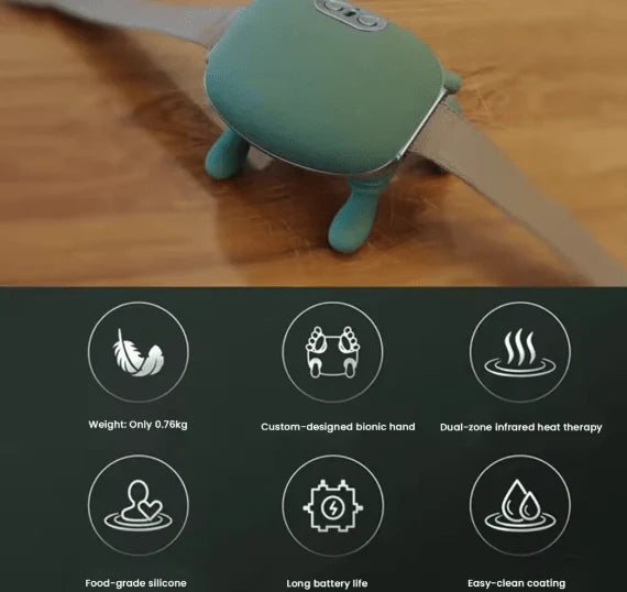 Shoulder & Neck Massager: Dual-Palm Kneading Relief Device  جهاز تدليك الرقبة والكتفين بتقنية الضغط والتدليك العميق