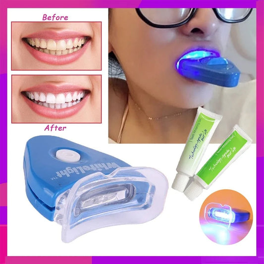 Ultimate Tooth Whitening System: Portable Dental Brightening Kit  نظام تبييض الأسنان المتقدم للحصول على ابتسامة مشرقة وجذابة