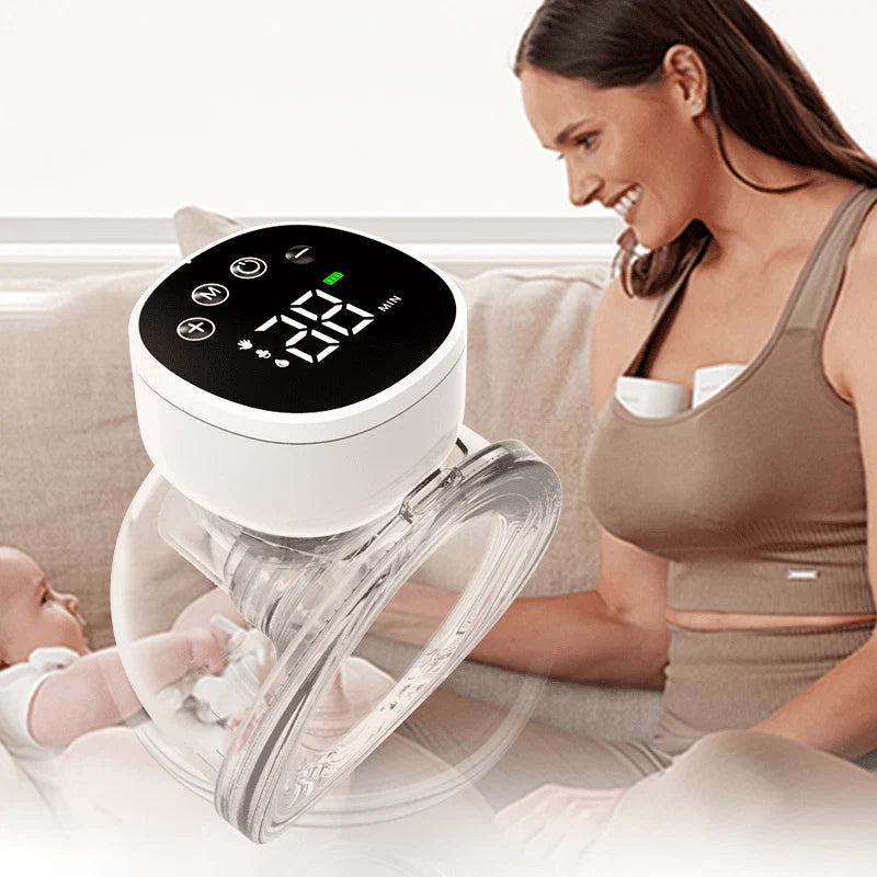 Wearable Electric Breast Pump (MY-376): Hands-Free Compact Pump  مضخة الثدي الكهربائية القابلة للارتداء بدون استخدام اليدين