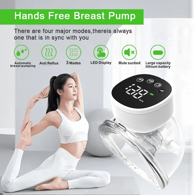 Wearable Electric Breast Pump (MY-376): Hands-Free Compact Pump  مضخة الثدي الكهربائية القابلة للارتداء بدون استخدام اليدين